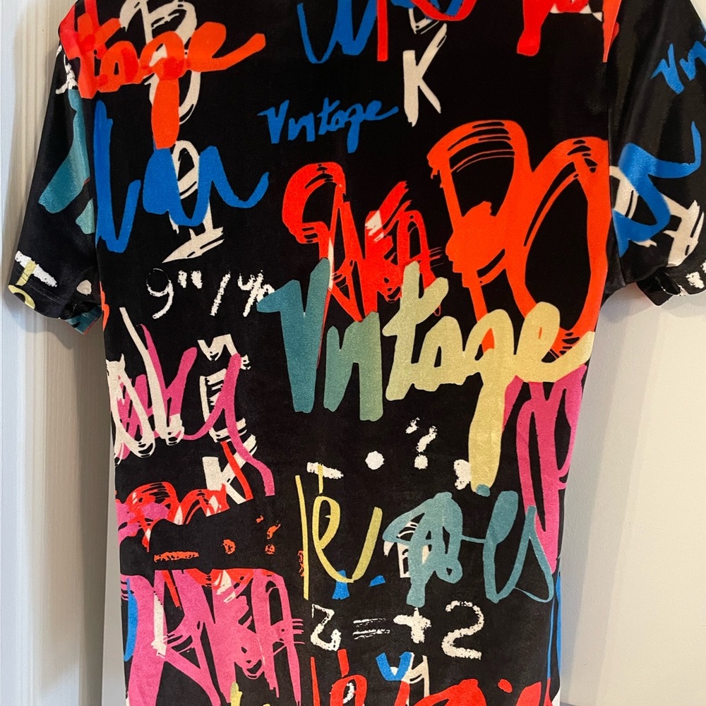 Velvet t-shirt vintage print